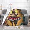 280g horizontale Flanell-Decke mit niedlichem Schweinemuster
