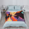 280g Flanellbett mit Astronautenmuster
