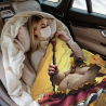 Coperta in Flanella Orizzontale da 280g con Adorabile Motivo di Maiale