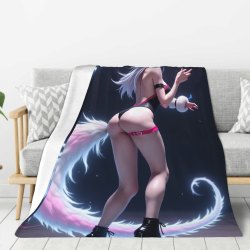 Couverture en flanelle Galaxie Rêveuse - Okomall
