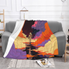 280g horizontale traumhafte Astronauten-Druck Flanell-Decke