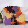 280g horizontale traumhafte Astronauten-Druck Flanell-Decke
