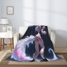 Couverture en flanelle Galaxie Rêveuse - Okomall