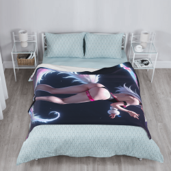 Couverture en flanelle Galaxie Rêveuse - Okomall