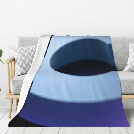 280g Vertical - style Single - side Printed Comfortable Flannel Blanket