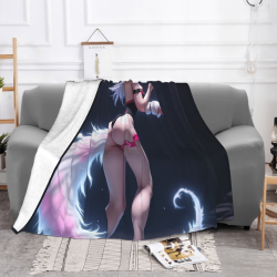 Coperta in flanella orizzontale da 280g con squisito disegno anime
