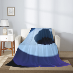 280g Vertikal - Stil Einseitig Bedruckte Bequeme Flanelldecke