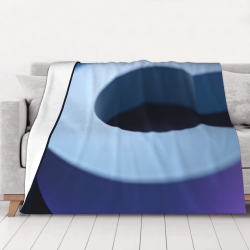 Coperta in flanella orizzontale da 280g stampata su un lato