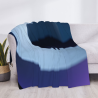 280g Horizontal Single - Sided Printed Flannel Blanket