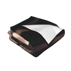 Coperta in flanella orizzontale 280g: Stampa sexy di ragazza anime