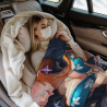 Coperta in flanella stile verticale 280g con motivo anime