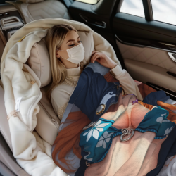 Coperta in flanella a tema Nami di One Piece - Okomall