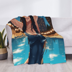 Coperta in flanella ragazza anime - Okomall