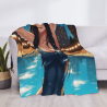 Coperta in flanella ragazza anime - Okomall