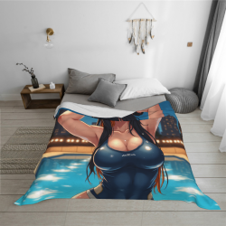 Coperta in flanella ragazza anime - Okomall