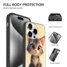 Funda para teléfono con diseño de gato lindo - iPhone 15/15 Pro/15 Pro Max - okomall