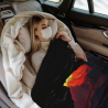 280g Vertical Flannel Blanket with Unique Volcano Printing