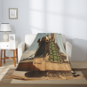 Coperta in Flanella Verticale da 280g (Motivo Meccanico Fantascienza)