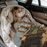 Coperta in Flanella Verticale da 280g (Motivo Meccanico Fantascienza)