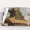 280g horizontale Flanell-Decke mit Sci-Fi-Kampffahrzeug-Muster