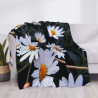 280g Horizontale Gänseblümchen-Flanelldecke