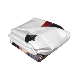 Coperta in flanella orizzontale 280g con stampa ragazza sexy