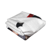 Coperta in flanella orizzontale 280g con stampa ragazza sexy