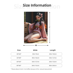 애니메이션 캐릭터 인쇄 280g 수직 플란넬 담요