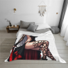Coperta in flanella orizzontale 280g con stampa ragazza sexy