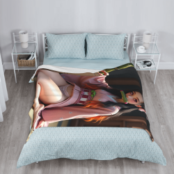 Coperta in flanella verticale 280g con stampa di personaggio anime