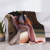 280g Einseitig Bedruckte Flanell-Decke (Anime-Kimono-Mädchen-Muster)