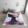 Coperta in flanella orizzontale 280g (Motivo femminile alla moda)