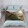 280g vertikale Flanell-Decke mit niedlichem Katzen- und Hulk-Muster