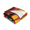 Couverture en flanelle horizontale 280g avec motif féminin élégant