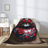 280g Vertikales Liebes-Herz-Rosen-Lippen-Muster Flanellbett