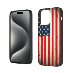 Чехол для iPhone 15/15 Pro/15 Pro Max с американским флагом - okomall
