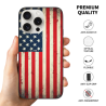Чехол для iPhone 15/15 Pro/15 Pro Max с американским флагом - okomall