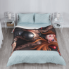 280g vertikale Flanelldecke mit sexy Anime-Mädchen-Druck