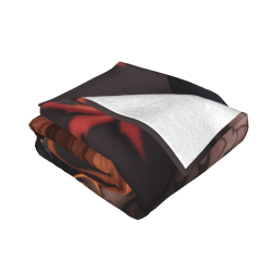 280g horizontale Flanell-Decke: Anime-Schönheitsmuster