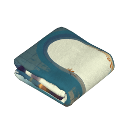 280g Vertical Full - width Single - sided Printed Flannel Blanket - A Choice for Comfort and Warmth