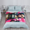 Manta de franela vertical de 280g, estampado personalizado de anime