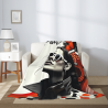 Manta de franela vertical estampada de moda 280g