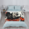 Couverture en flanelle verticale imprimée tendance 280g