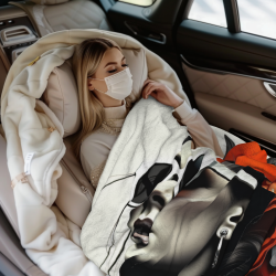Manta de Flanela Horizontal de 280g (Estilo de Impresión Personalizada)