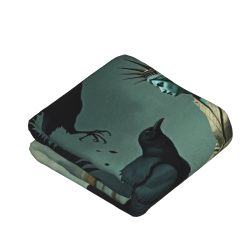 Coperta in flanella verticale 280g con stampa unilaterale, comoda e pratica