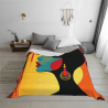 280g horizontale Flanell-Decke mit stylischem Frauenmuster