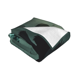 Coperta in flanella orizzontale 280g: Stampa in stile scuro, morbida e resistente