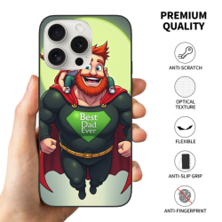 Чехол для iPhone 15/Pro/Max с супергероем Супермен - OKOMALL
