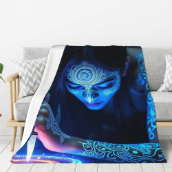280g Vertikale Einseitig Bedruckte Flanell-Decke, Weich und Langlebig