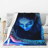 280g Vertical Single - Sided Printed Flannel Blanket, Soft and Durable